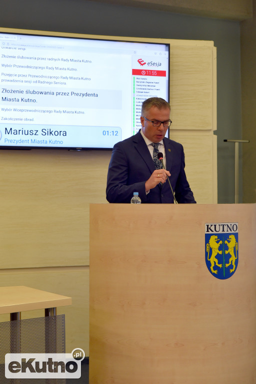 Prezydent Sikora i nowa Rada Miasta Kutna