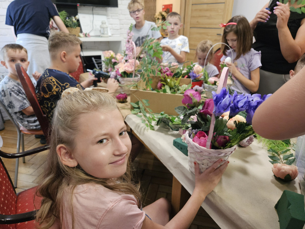 Warsztaty florystyczne -Dzieciaki w centrum