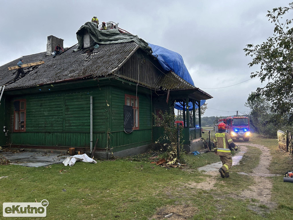 Wichury i opady w Łódzkiem