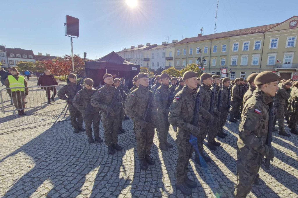 Przysięga w centrum Kutna