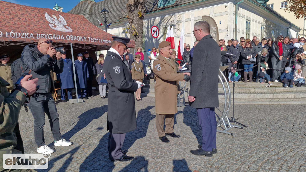 Przysięga w centrum Kutna