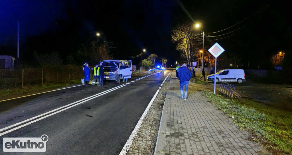 Potrącony zmarł w Wałach, pożar zabrał dobytek mieszkańcom Kutna