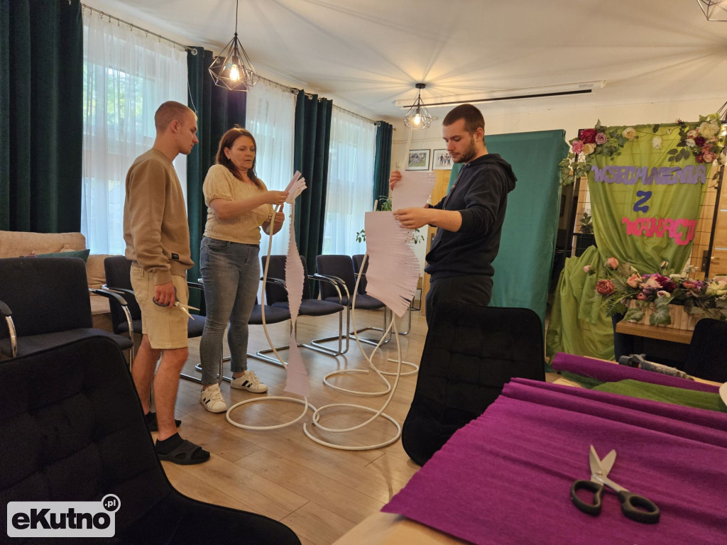 Ogród na ścianie z Wyspą Skarbów
