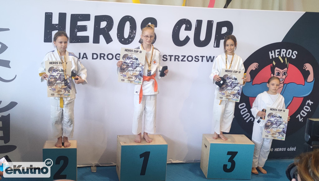Judocy IPPON MDK Kutno z medalami