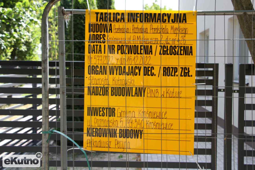 W Krośniewicach żłobek w budowie