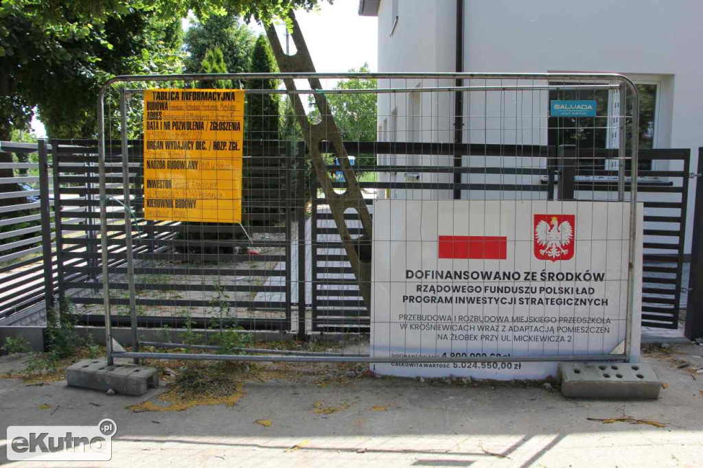 W Krośniewicach żłobek w budowie