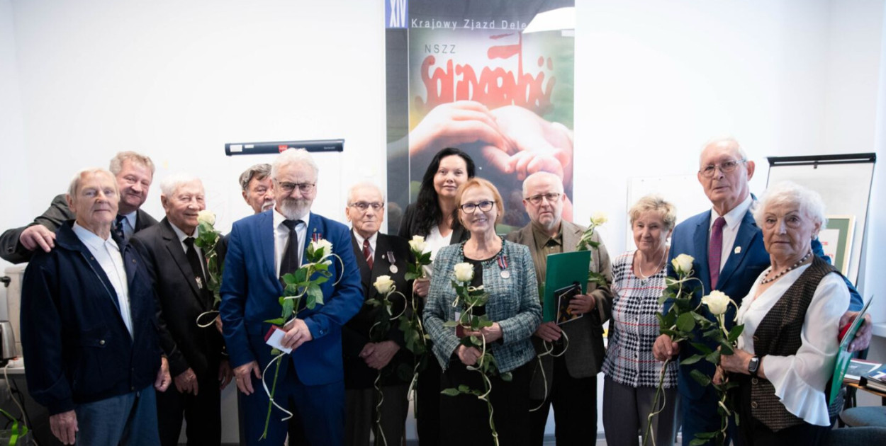 Członkowie Związku Sybiraków z Kutna odznaczeni