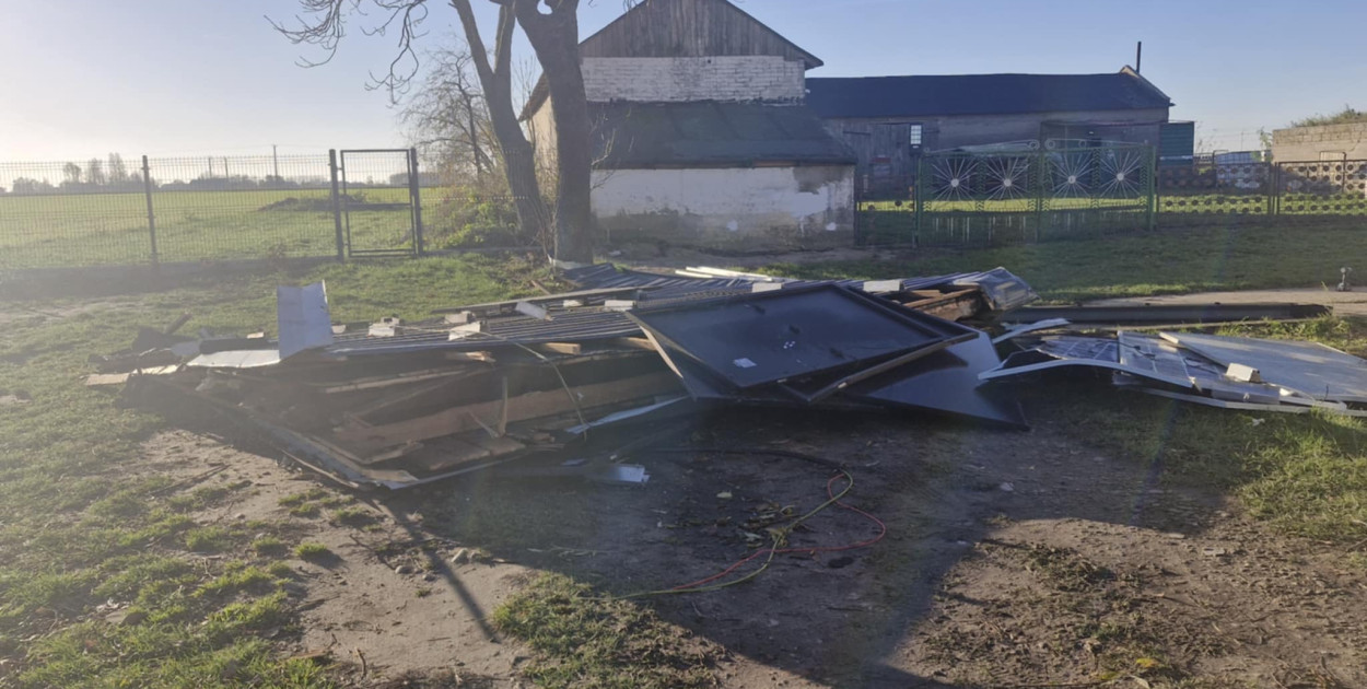 Wichura zniszczyła dach