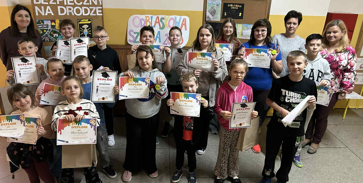 Odblaskowa szkoła w Imielnie