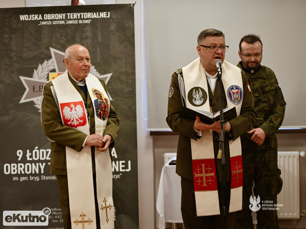 Wigilia żołnierzy 9 Łódzkiej Brygady Obrony Terytorialnej