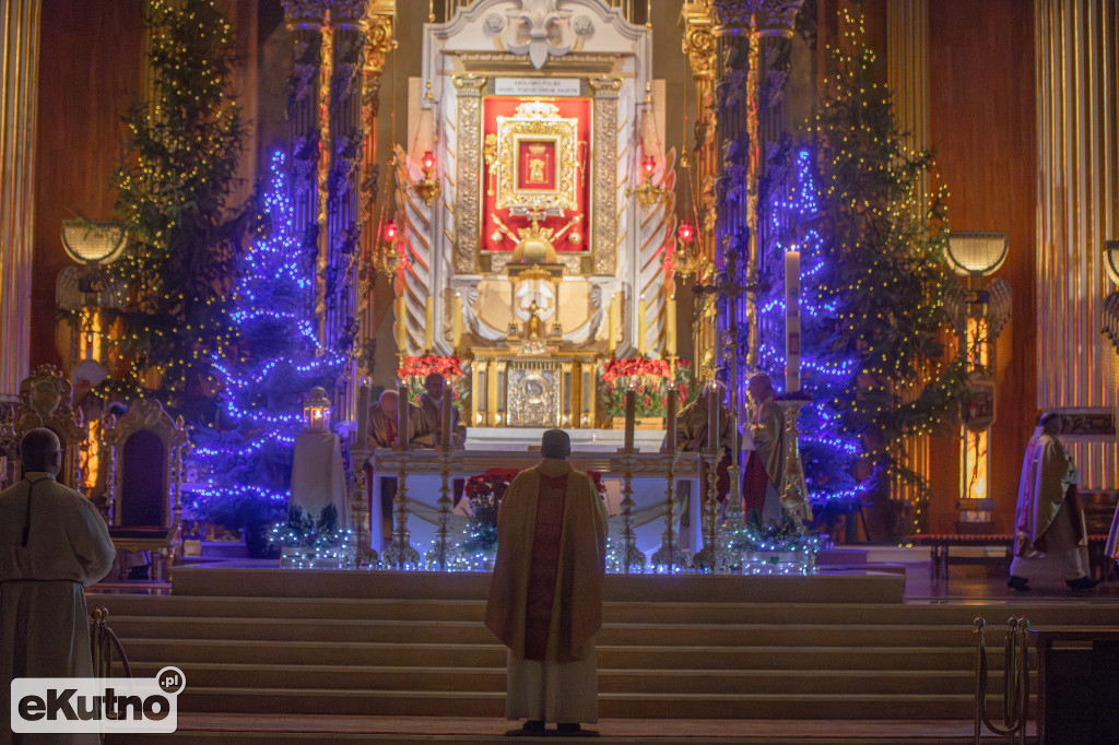 Pasterka w licheńskiej bazylice