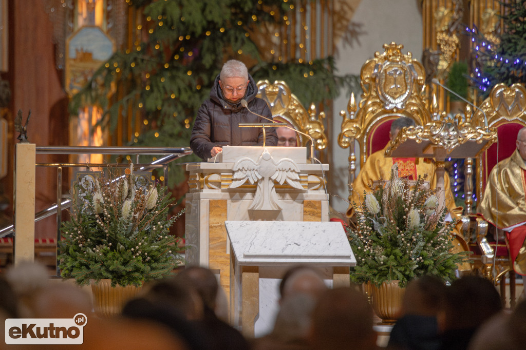 Pasterka w licheńskiej bazylice