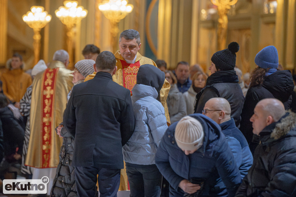 Pasterka w licheńskiej bazylice