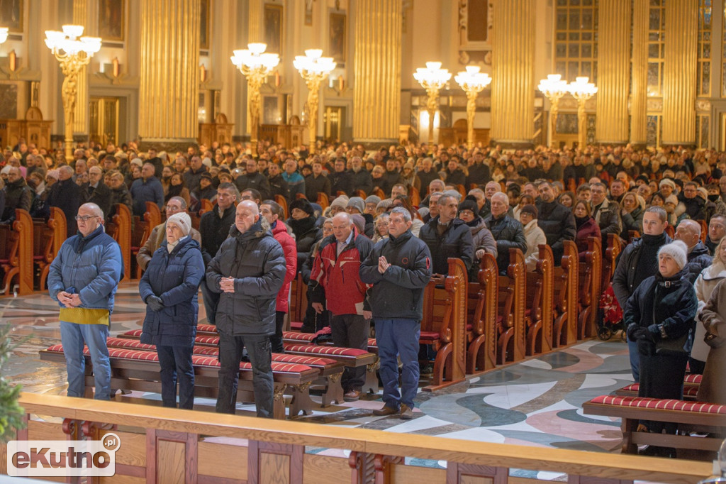 Pasterka w licheńskiej bazylice