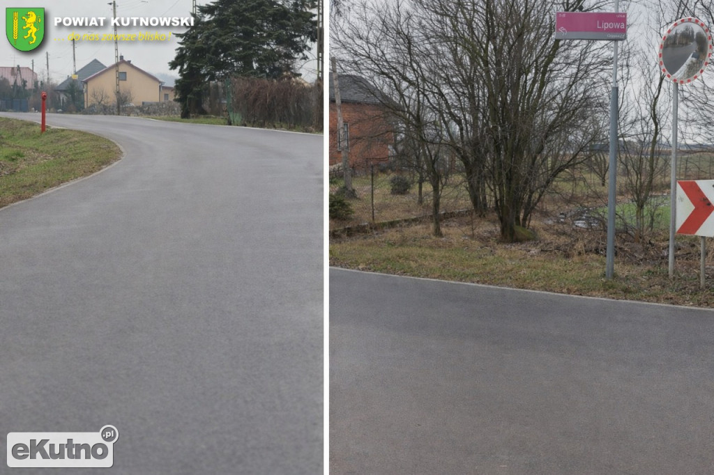 Nowe nawierzchnie dróg w powiecie