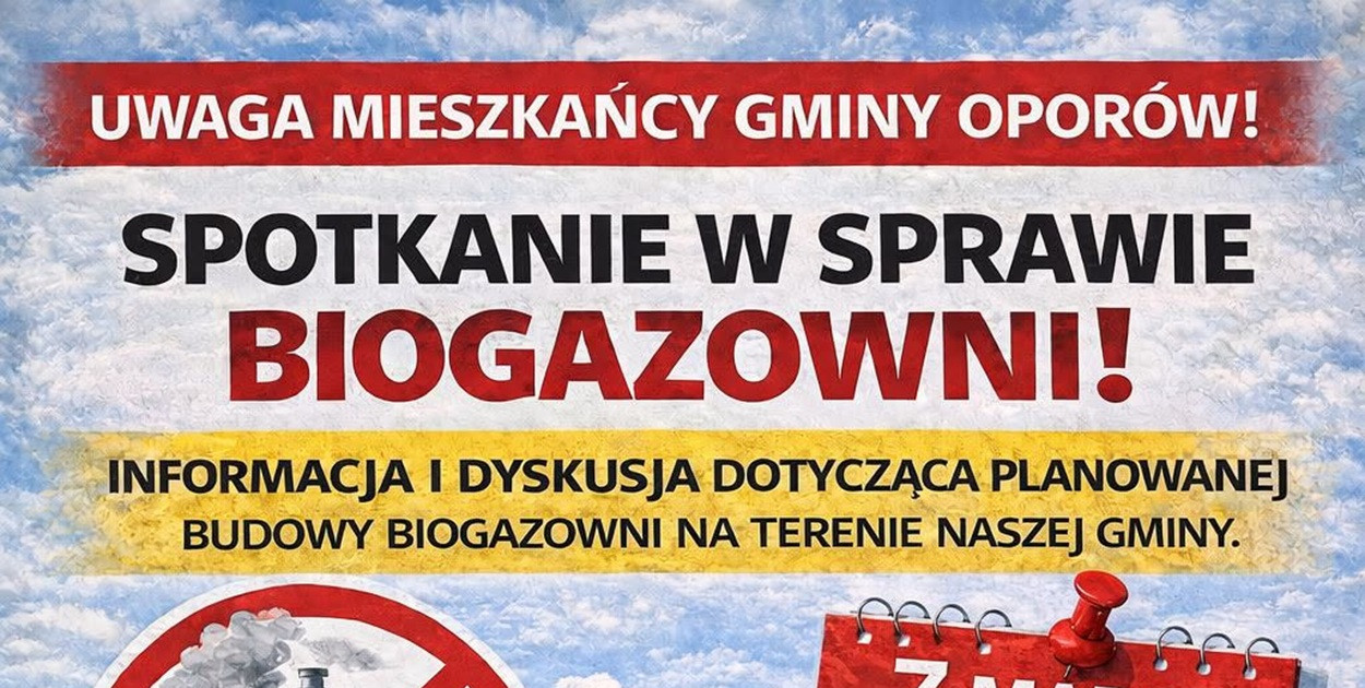 NIE dla biogazowni w Oporowie