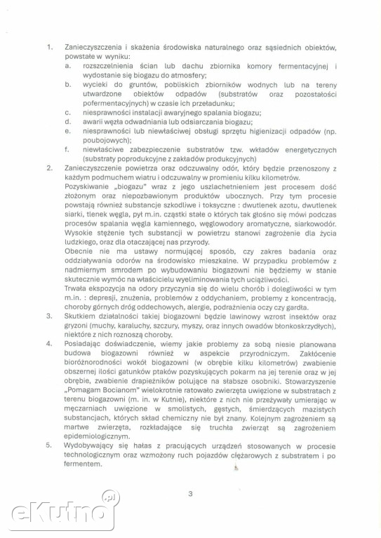 NIE dla biogazowni w Oporowie