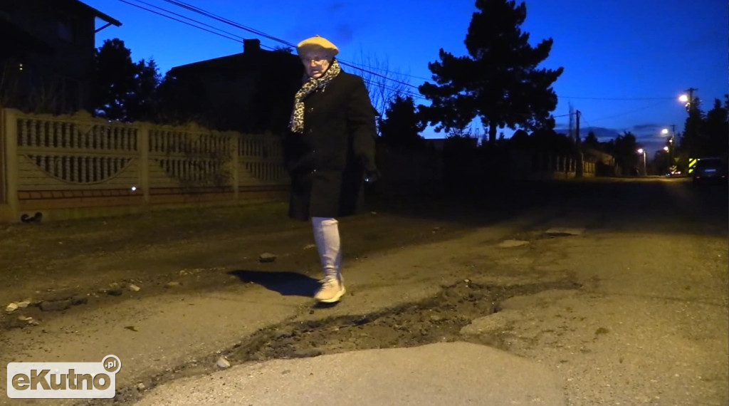 Kratery na drogach powiatowych