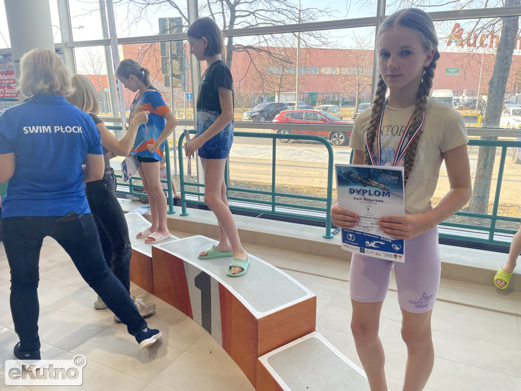 Nasi w Płockiej Lidze Pływania