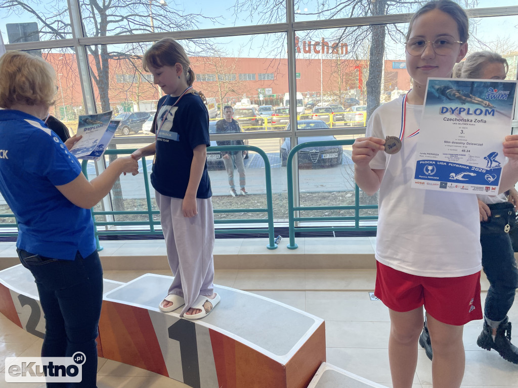 Nasi w Płockiej Lidze Pływania