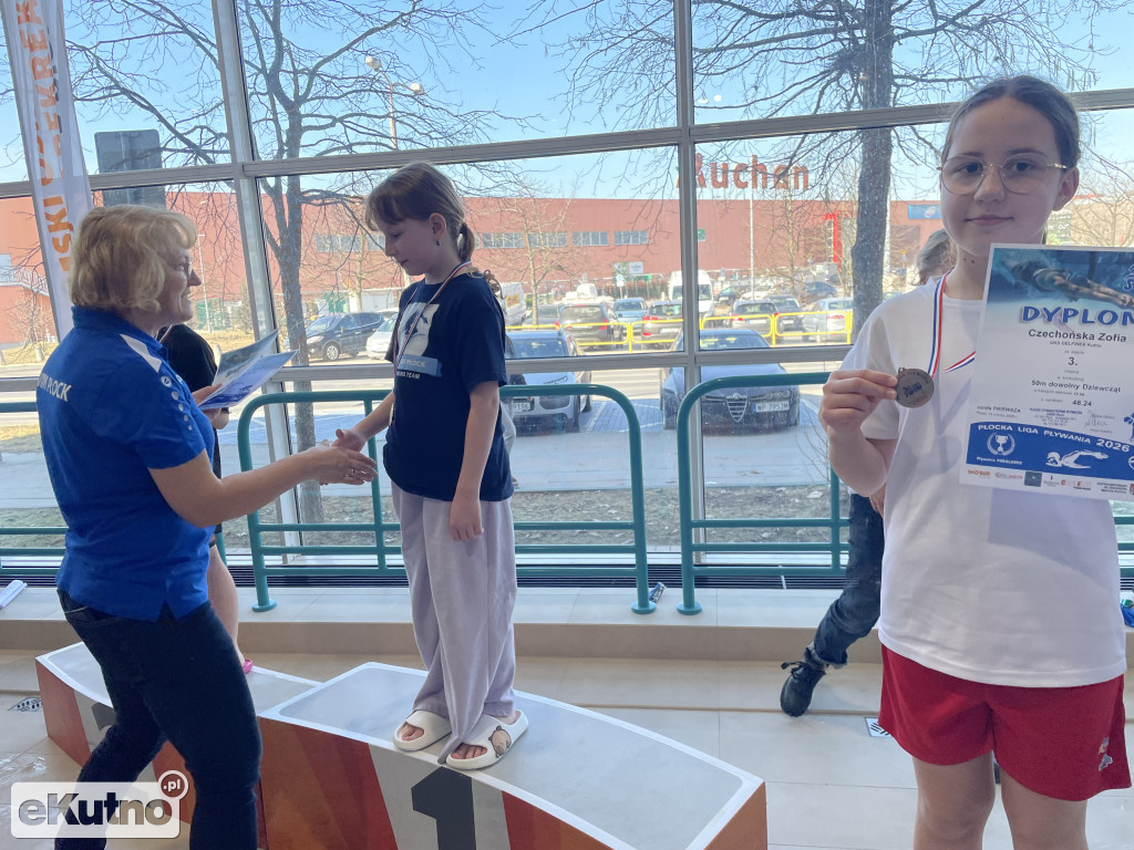 Nasi w Płockiej Lidze Pływania