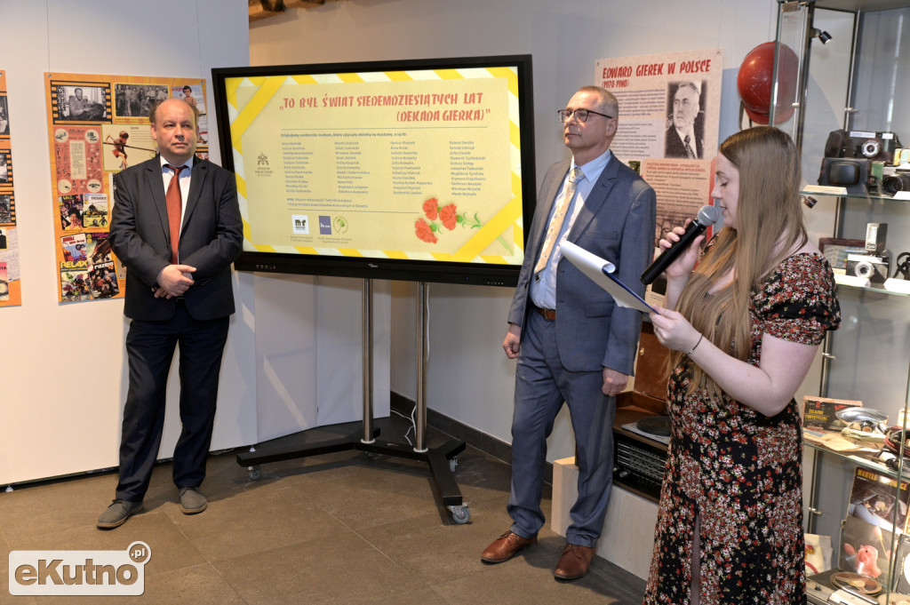 Wystawa pamiątek z lat 70