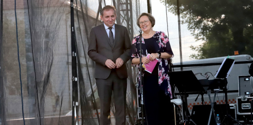 Wiceprezydent Zbigniew Wdowiak i Anna Jeremus- Lewandowska. fot. Piotr Szatkowski