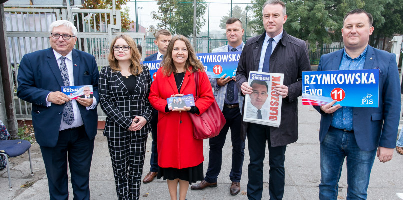 Od lewej Tadeusz Woźniak, Ewa Rzymkowska, Joanna Lichocka, Przemysław Błaszczyk, Arkadiusz Olesiński fot. Cezary Kucharczyk
