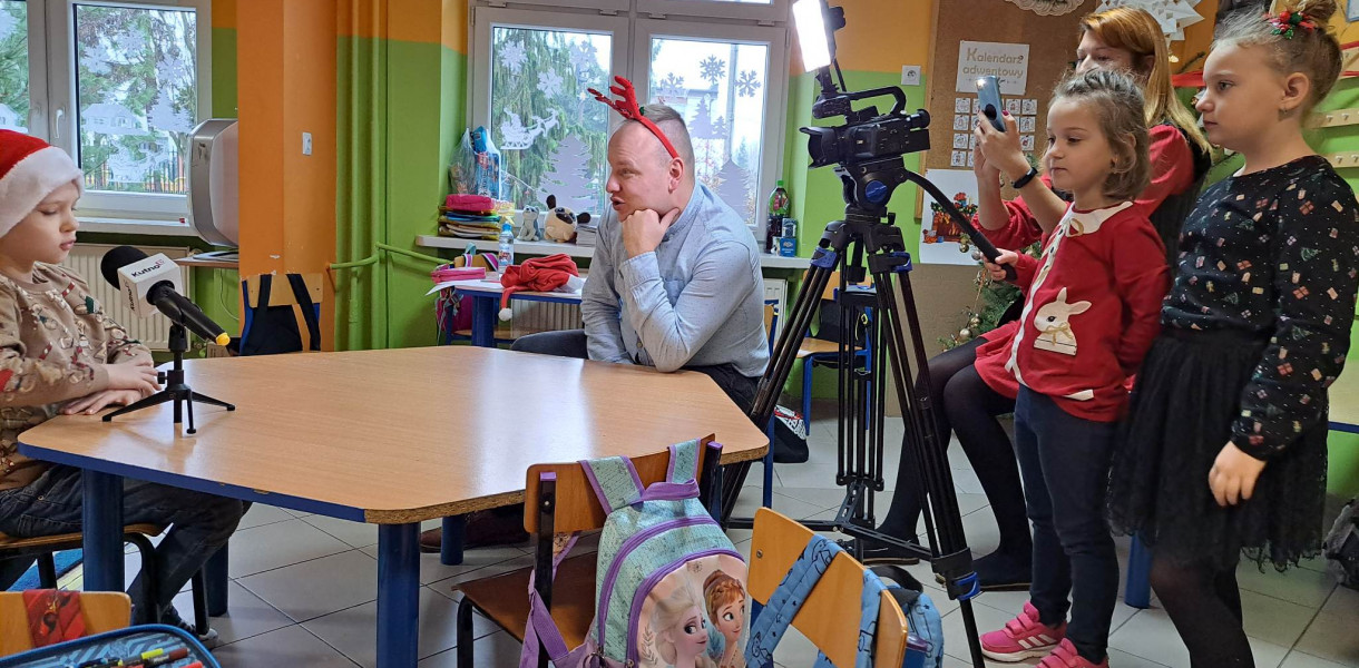 Przedszkolaki dziennikarzami!