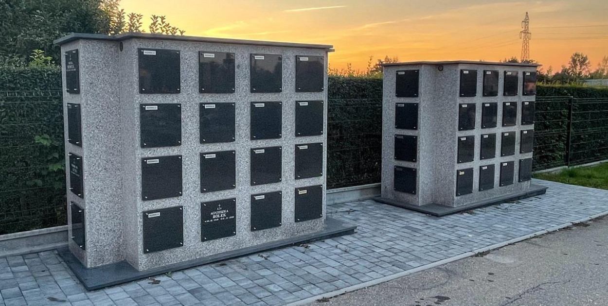 Kolumbaria w Polsce coraz częściej spotykane