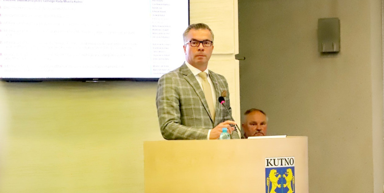 Mariusz Sikora Przewodniczący Rady Miasta Kutna fot. Piotr Szatkowski