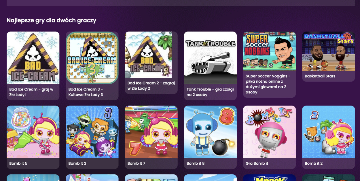 Najlepsze gry online na 2 osoby - graj z przyjacielem na jednym komputerze!