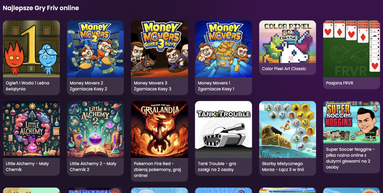 Najlepsze Gry Friv - Top 10 Najlepszych Gier!