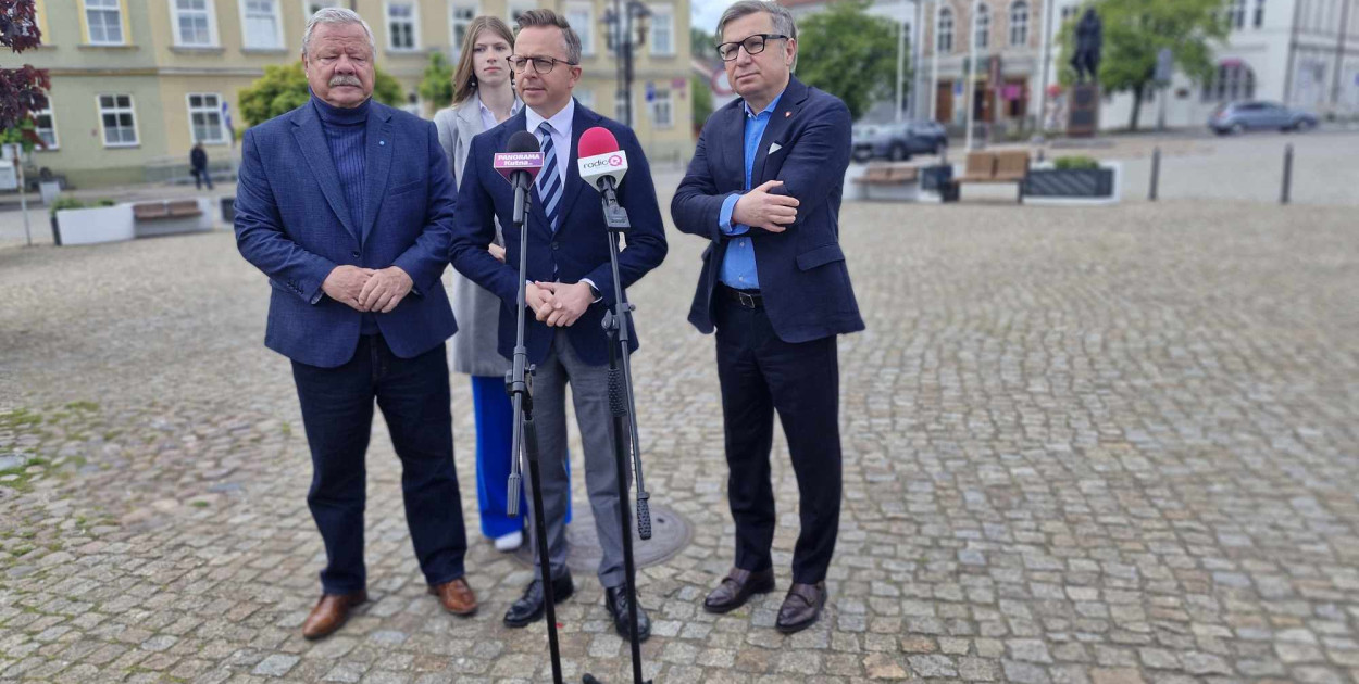 Od lewej: Paweł Ślęzak, Dariusz Joński i Andrzej Michałkiewicz