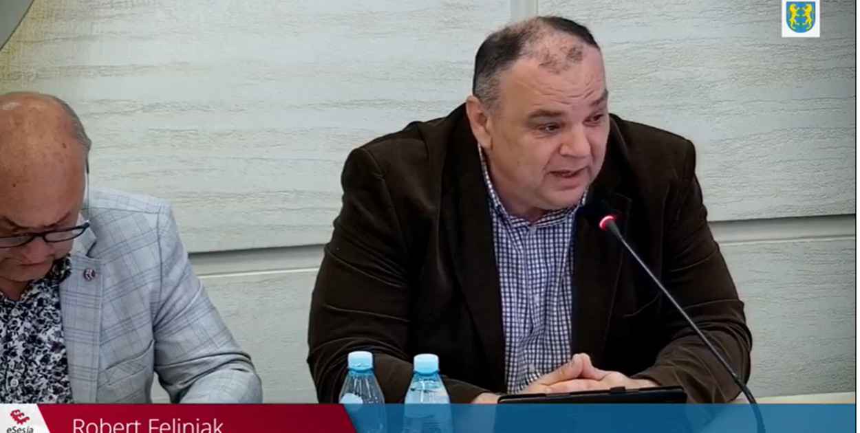 Wiceprzewodniczący Rady Miasta Kutna Robert Feliniak