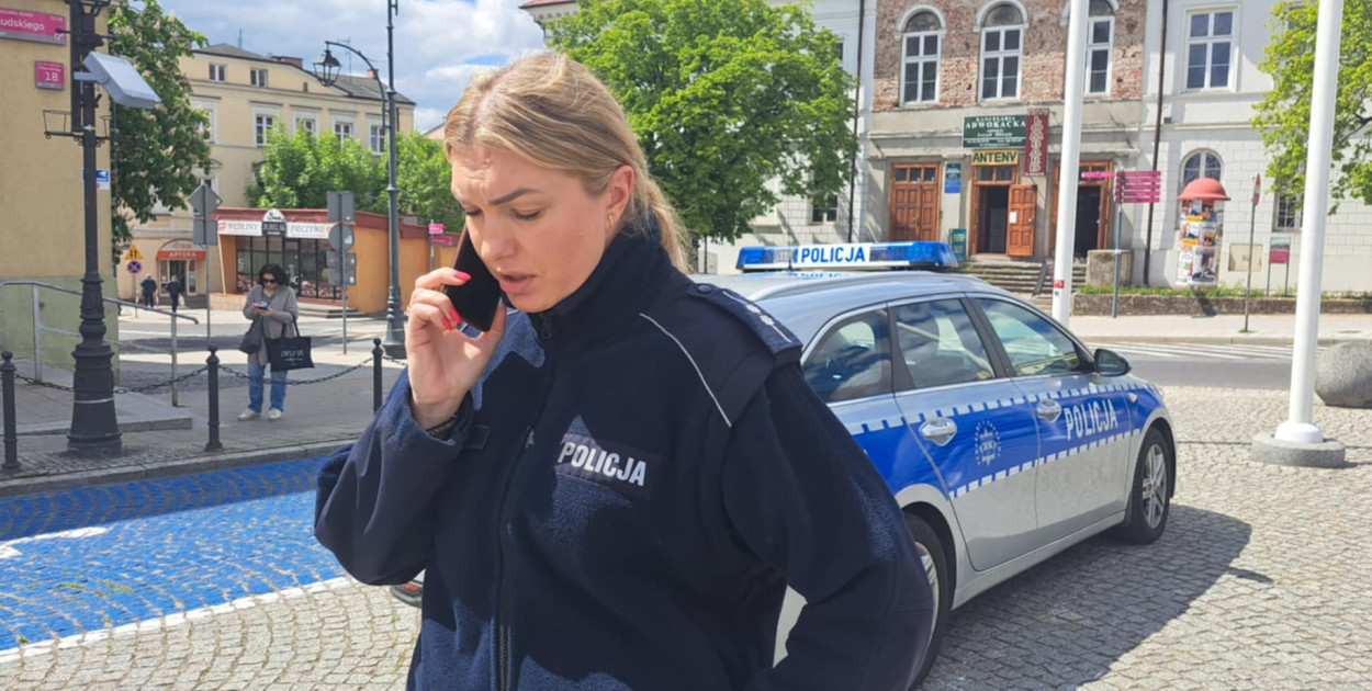  asp. Daria Olczyk, oficer prasowy Komendy Powiatowej Policji w Kutnie