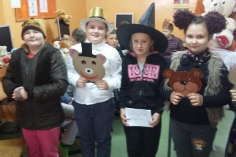 Dzień Pluszowego Misia w Szkole Podstawowej w Grabowie