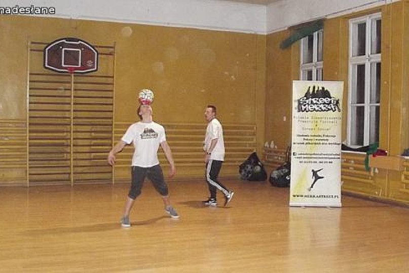 Łódzka Grupa Mekka Street na zajęciach Fundacji Abi z Krośniewic