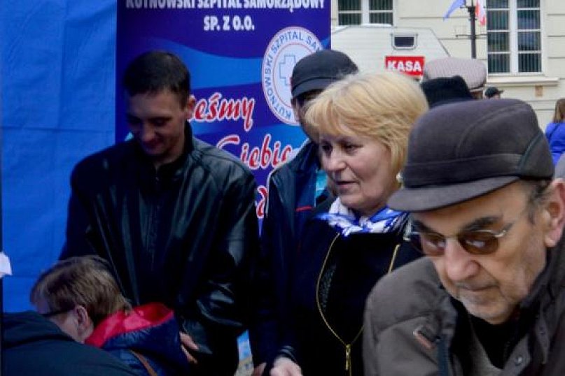 Stoisko szpitala chętnie odwiedzane na majówce