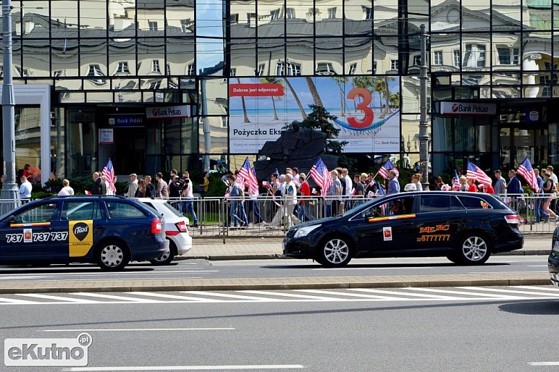 Donald Trump w Warszawie