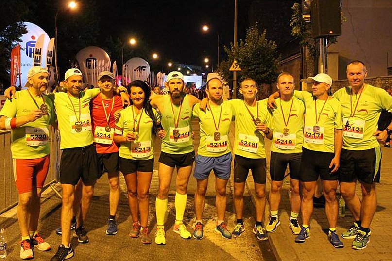 Mieszkańcy na Biegu Powstania Warszawskiego