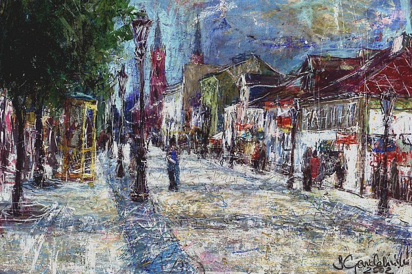 Kutno na obrazach B. Gardolińskiego