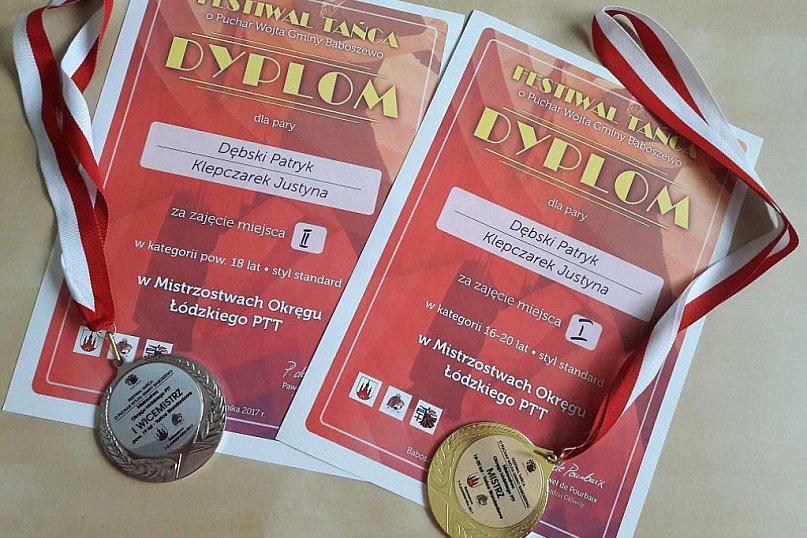 Sukcesy Justyny Klepczarek i Patryk Dębski