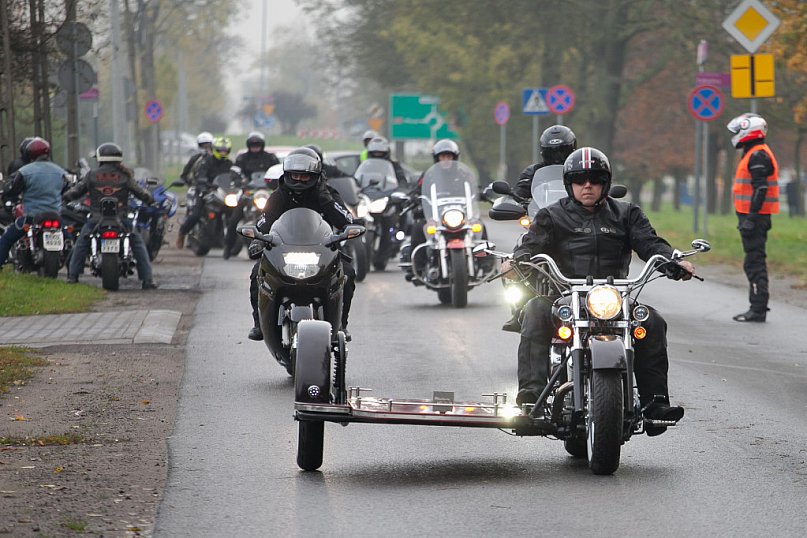Motocykliści pożegnali Ś.P. Mateusza