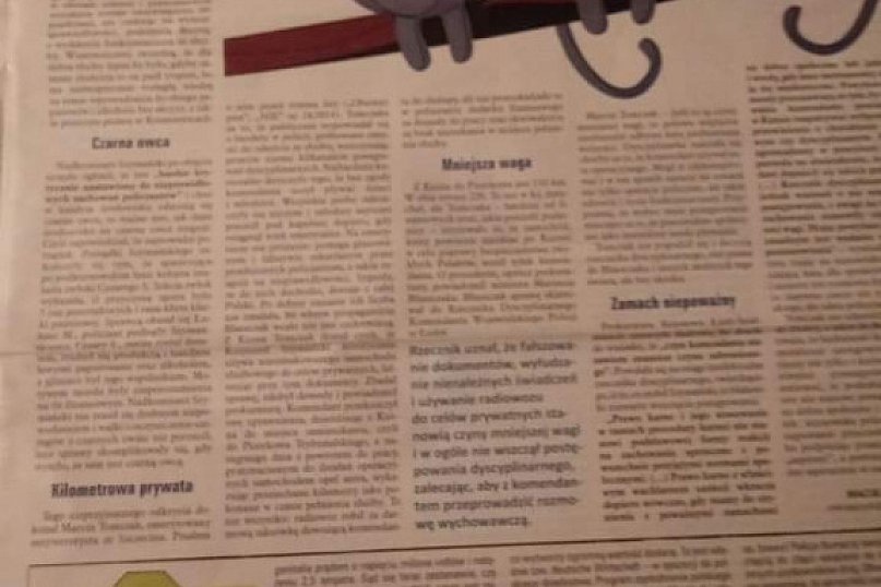 O kutnowskiej komendzie w NIE