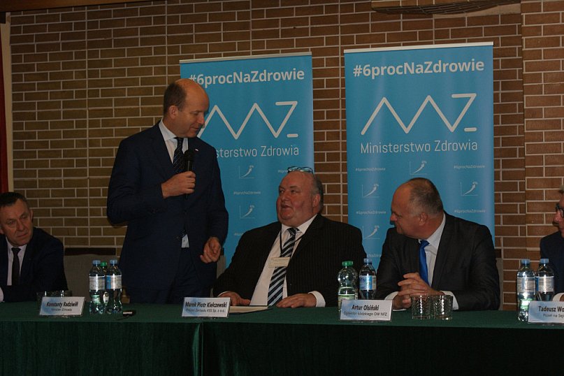Minister zdrowia w Kutnie