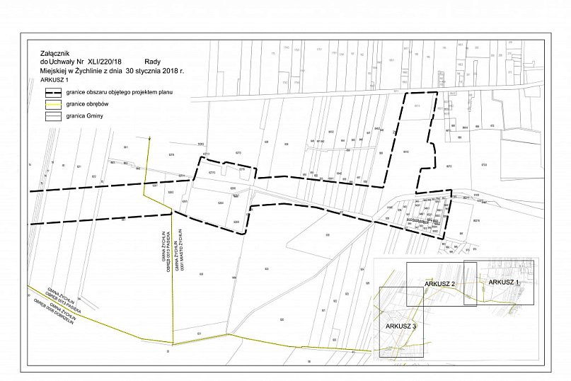 Mapy inwestycji w gminie Żychlin