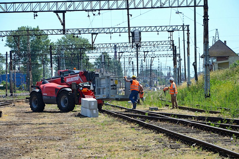 Remont torowiska w Kutnie