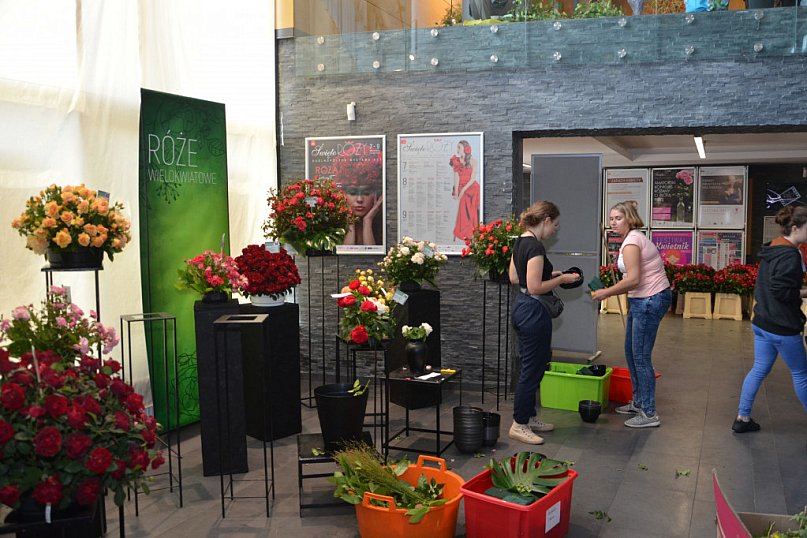 Floryści przy pracy