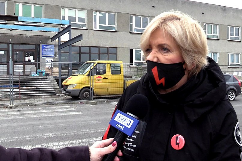 Konferencja posłanki KO